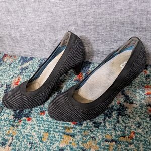 Black/Grey Betabrand Pump Heels